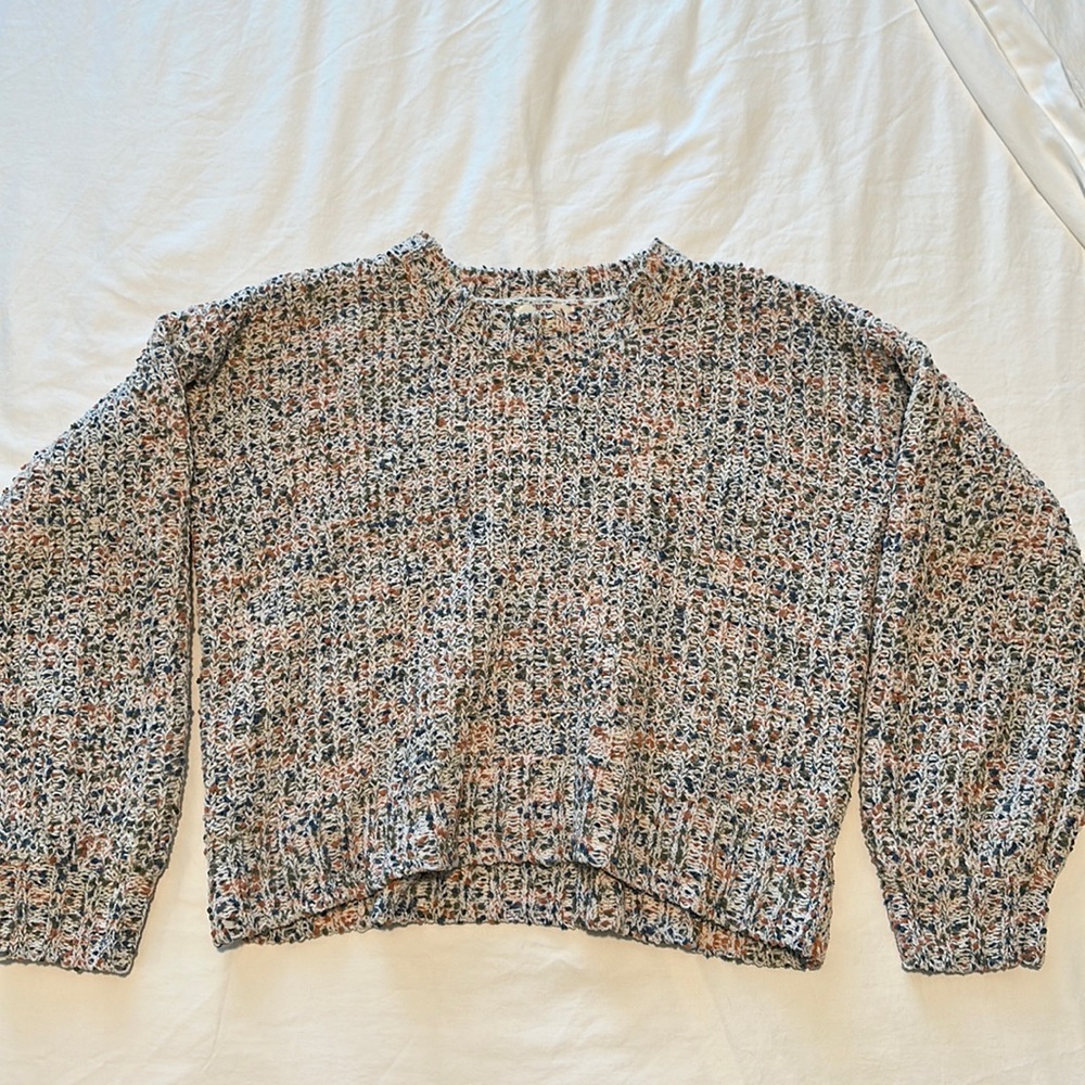 Multi color cozy sweater- Confetti sweater